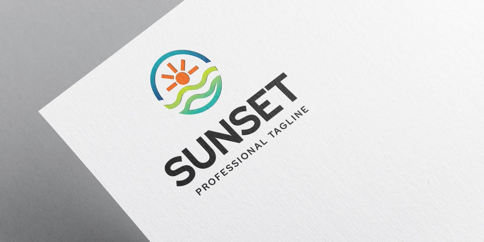 Sunset Nature Logo Design