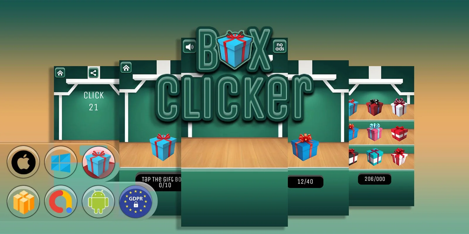 Box Clicker - Mẫu Buildbox